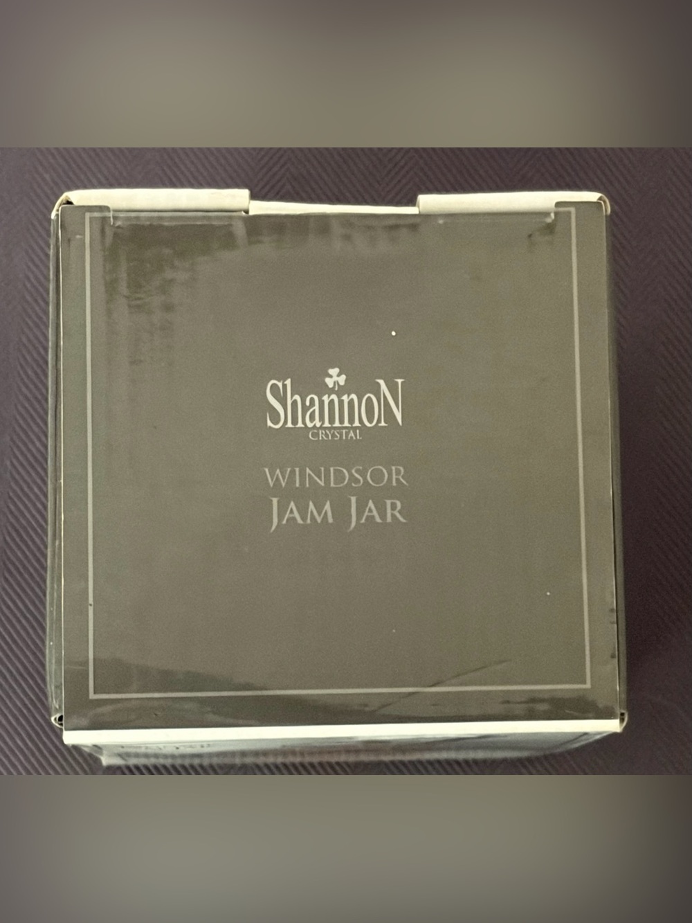 Windsor Jam Jar, 3 oz. by Godinger 4.5 inches (H) × 4 (W), Clear NEW IN BOX - Picture 6 of 15